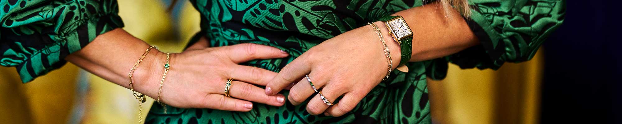 Groene sieraden