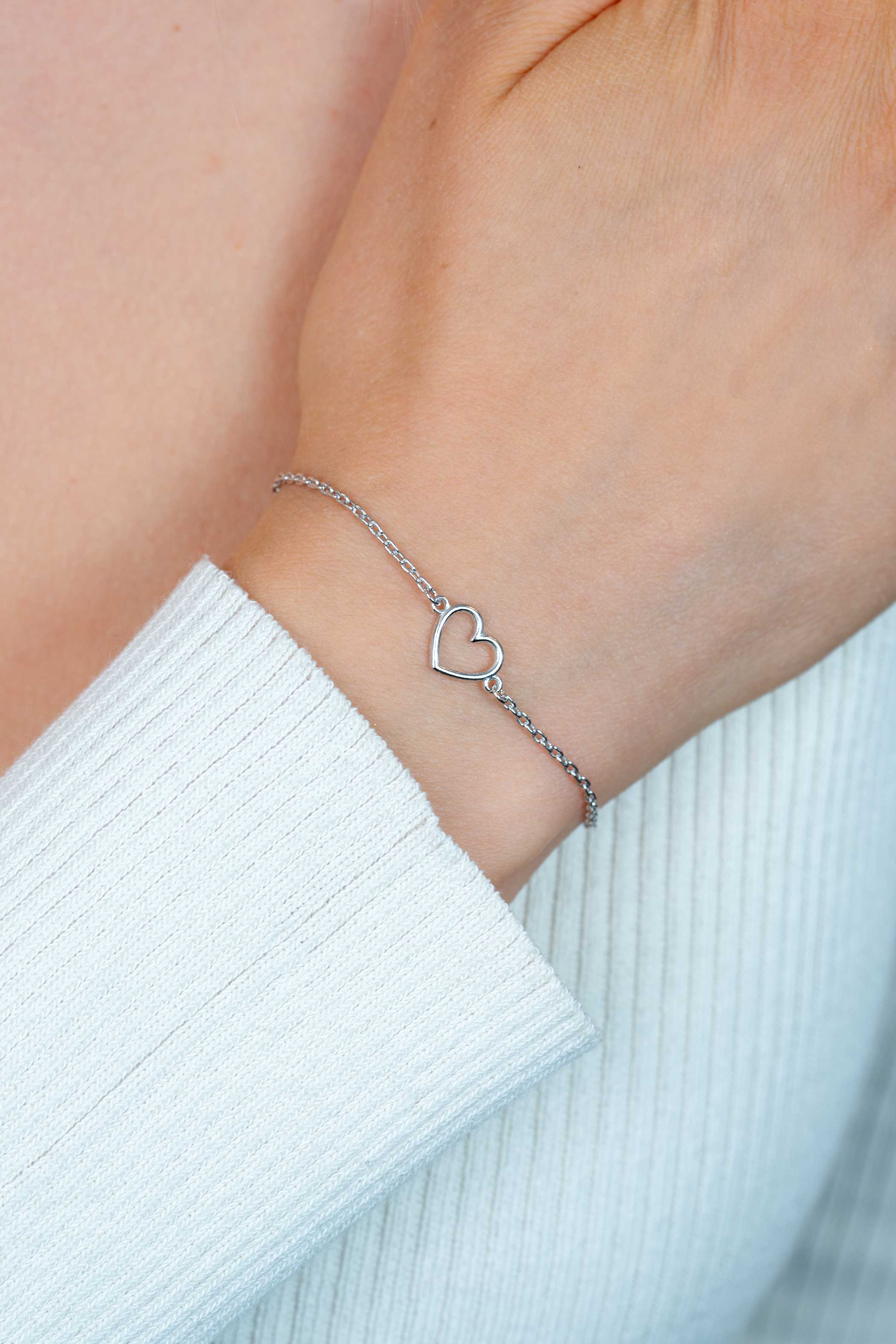 Giftset: Zilveren armband met bijpassende zilveren ketting. Een complete look in één giftset GIFTSET1420