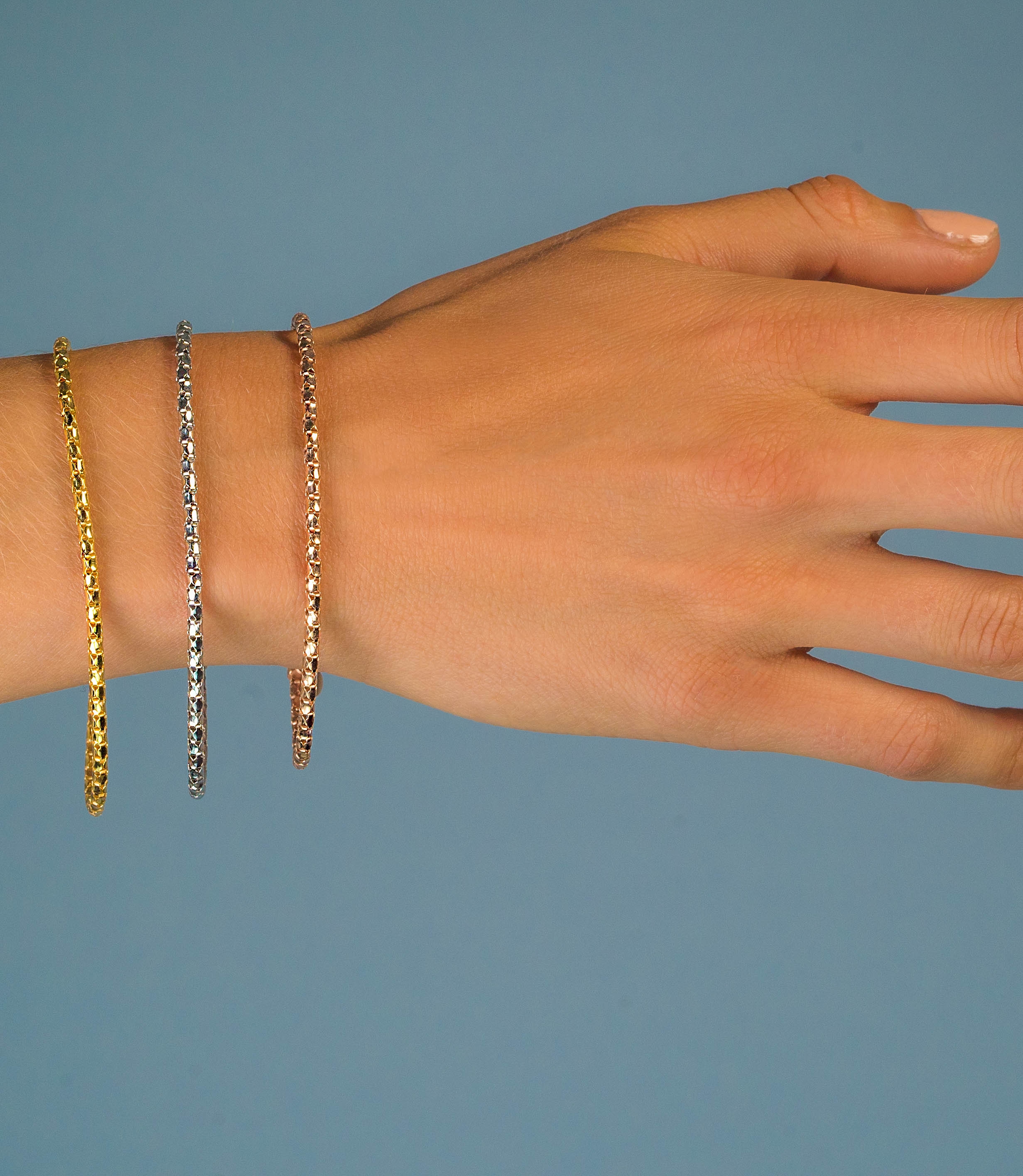 Zinzi geelgoud vergulde zilveren fantasie armband 17-19cm ZIA1129GA