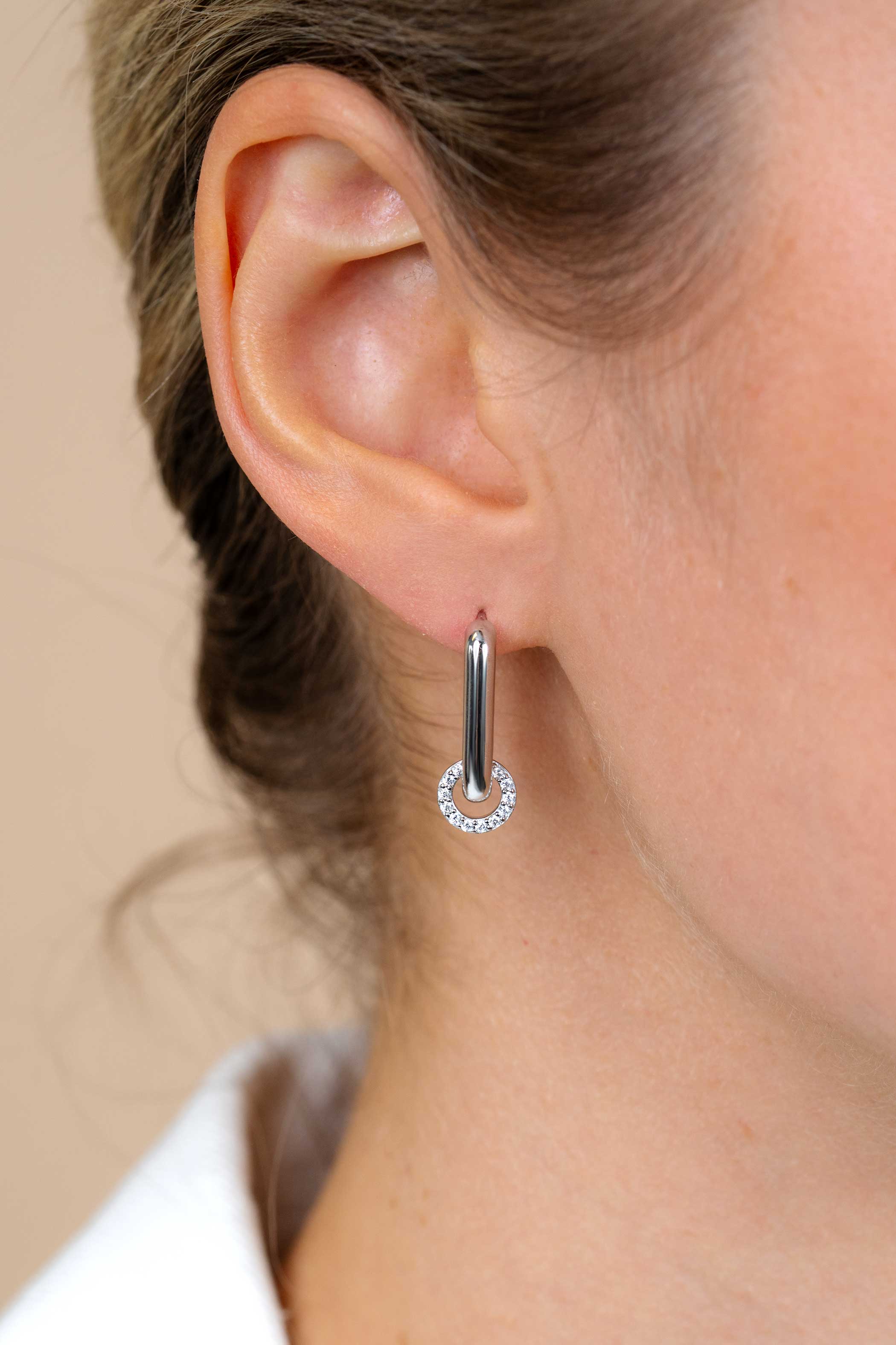 ZINZI zilveren luxe oorringen 18x3mm ovale vorm ZIO2222