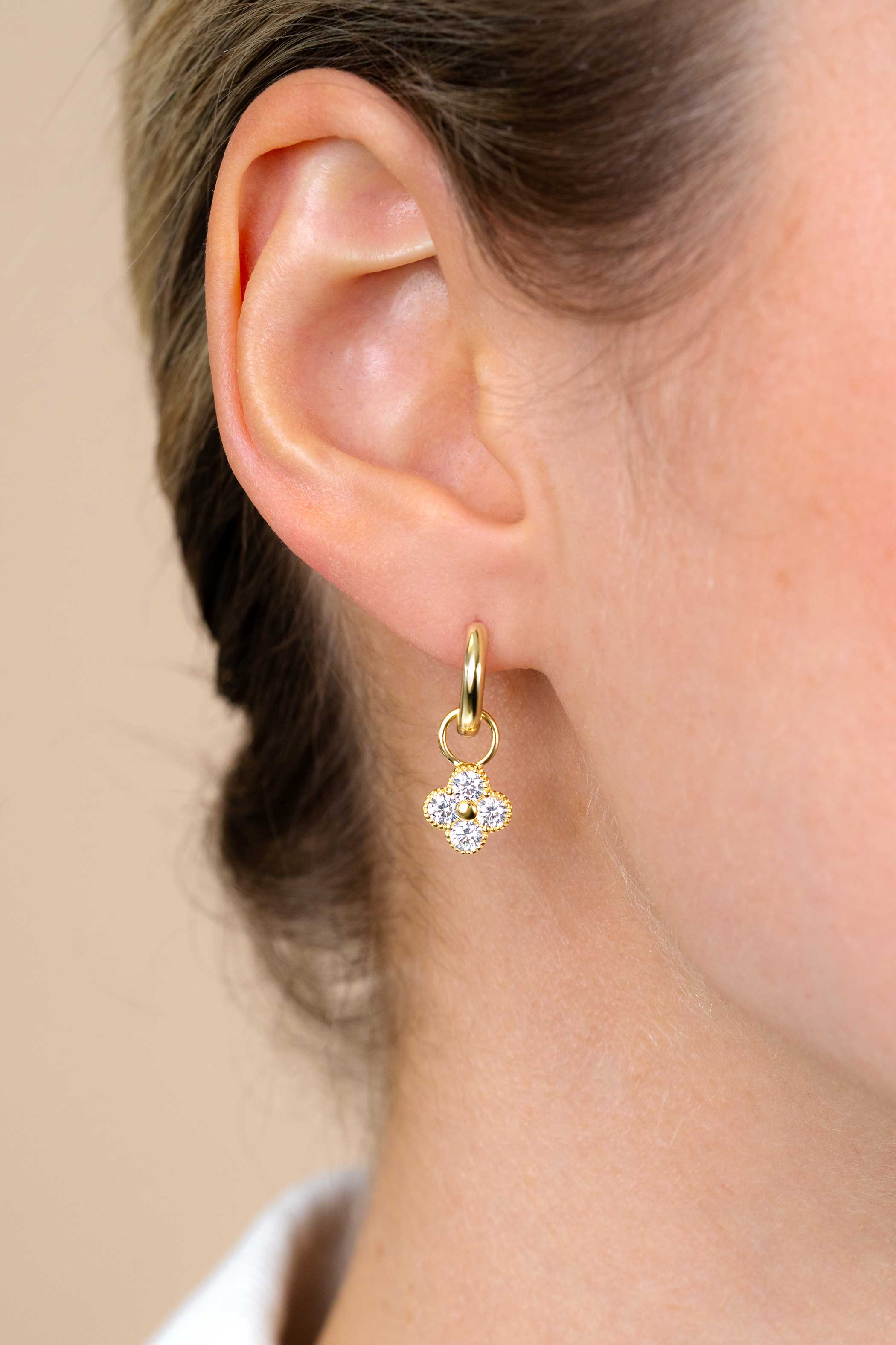 ZINZI zilveren oorringen geel verguld 12 x 2mm ZIO194G