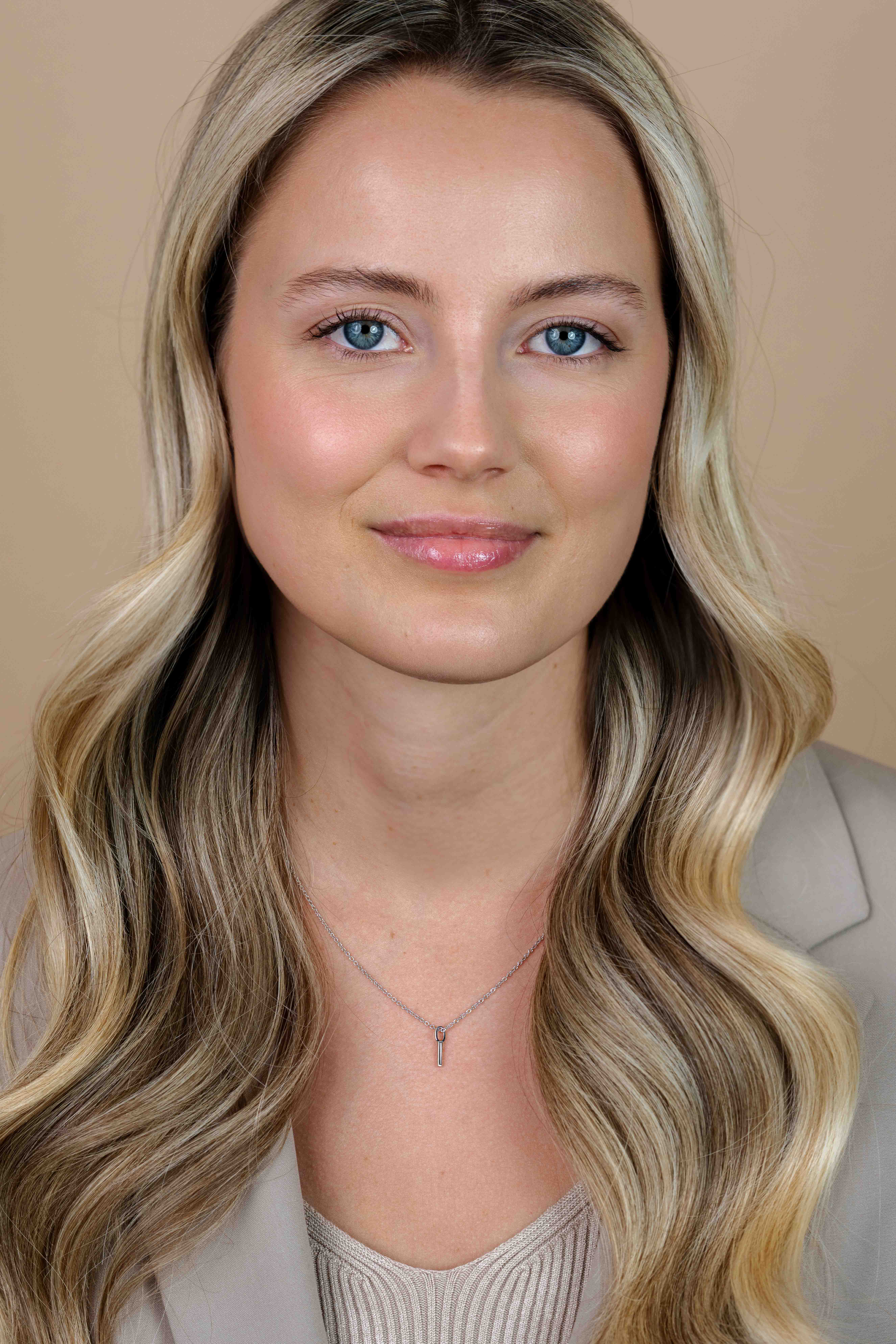 ZINZI zilveren letter hanger I ZIH2140I