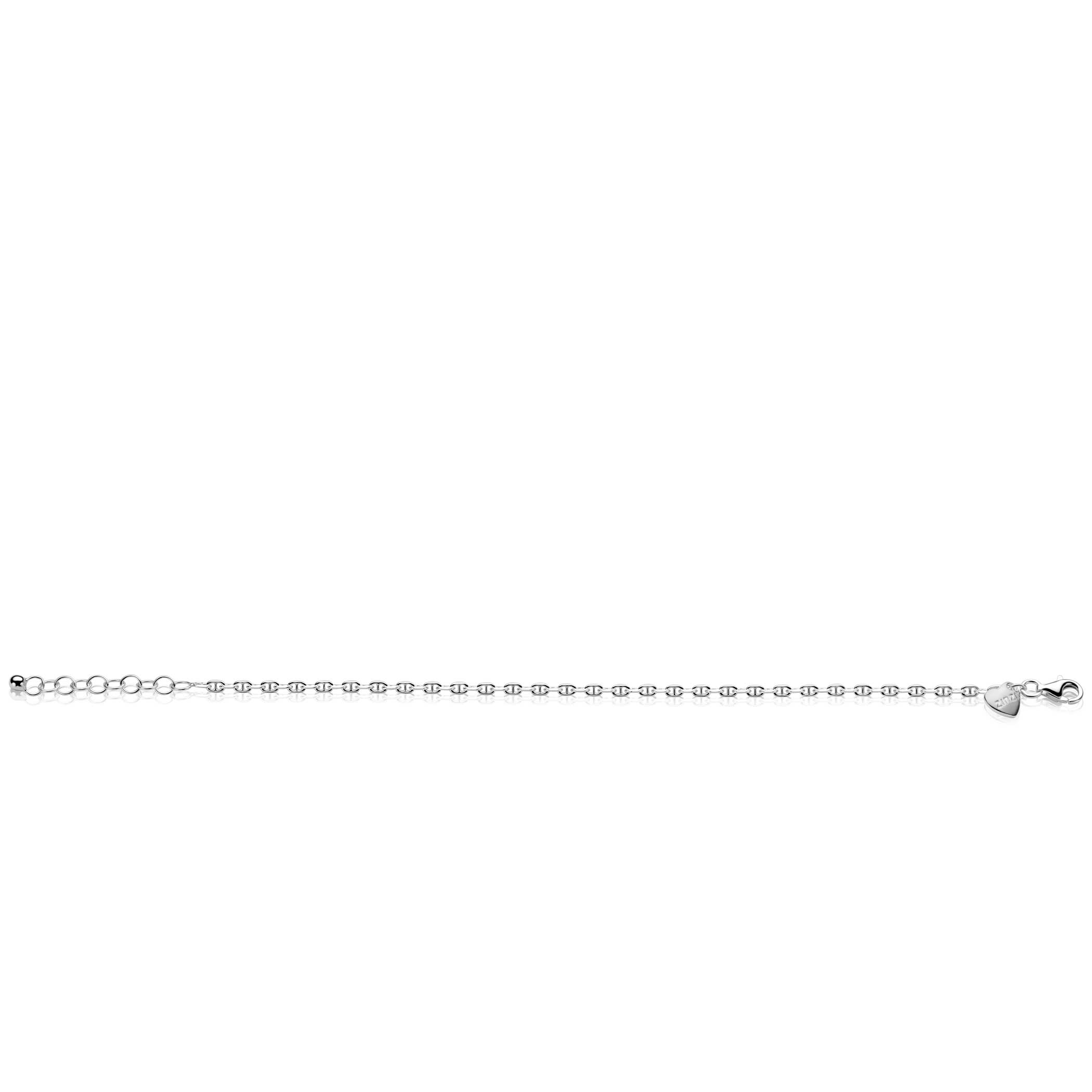 ZINZI zilveren marine schakel armband (2,3mm breed) 17-20cm ZIA2841