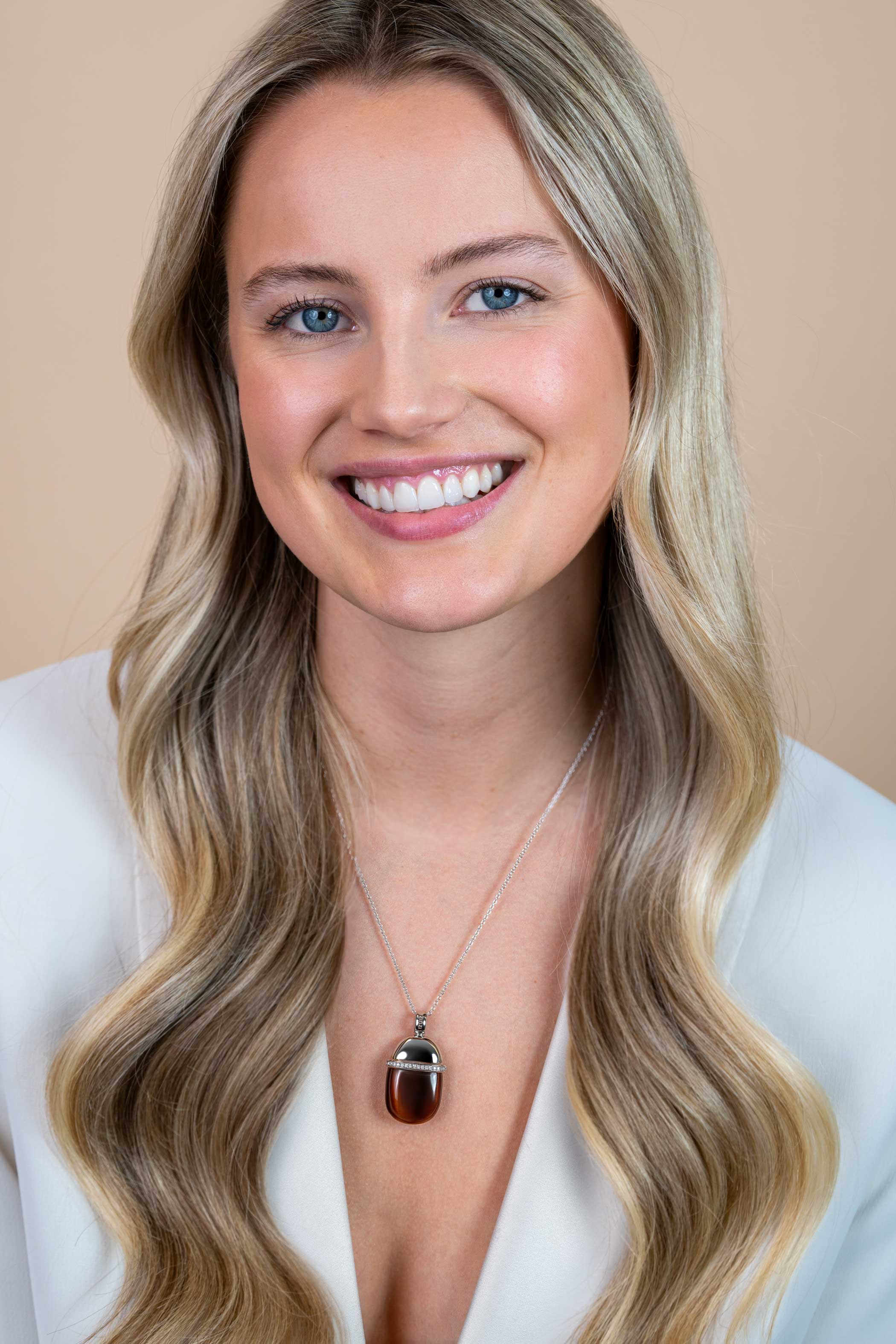 Zinzi zilveren hanger bruin ZIH794C