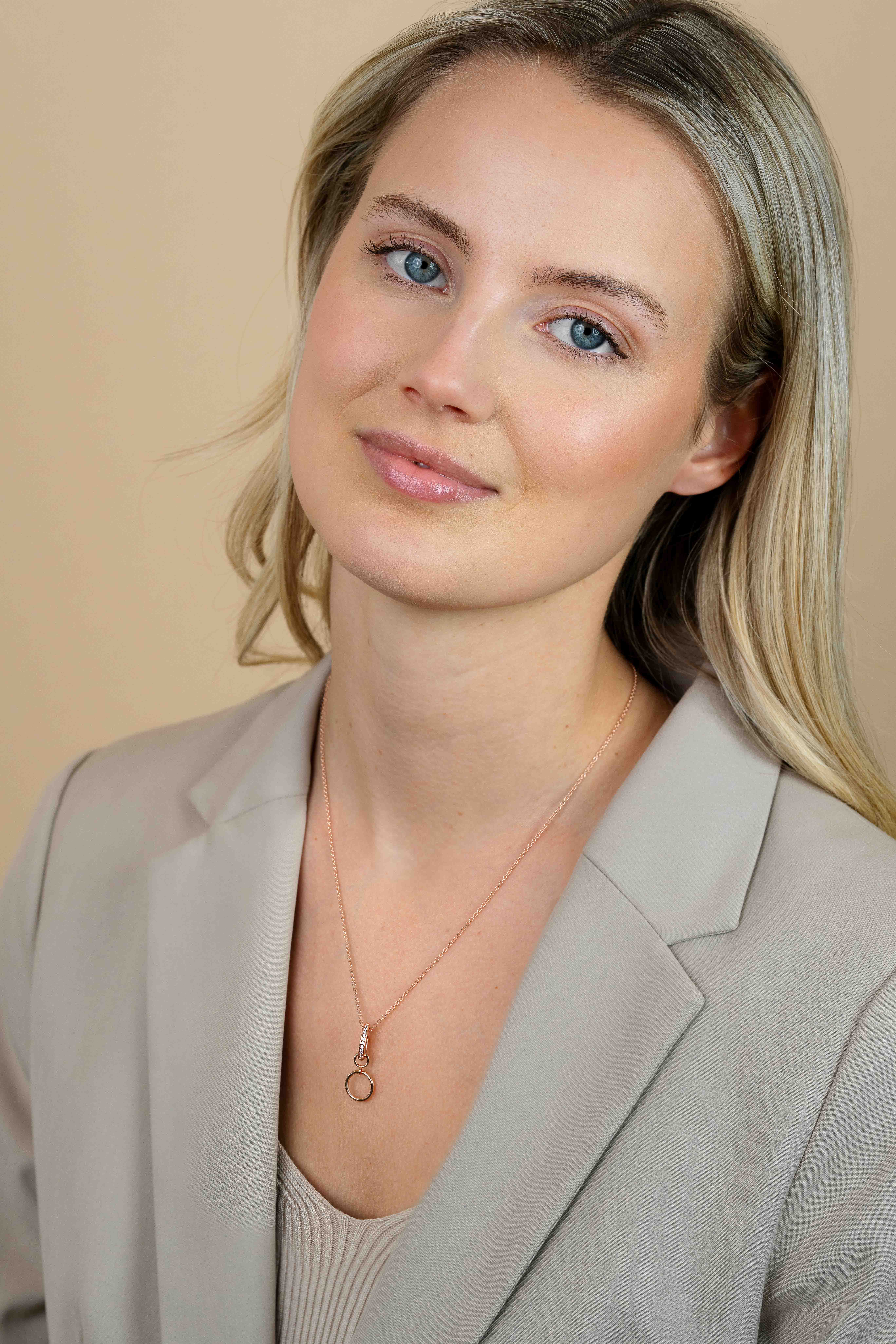 ZINZI rose gold plated zilveren hanger met witte zirconia's om je oorbedels aan te hangen ZIH2CHR