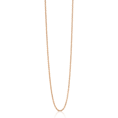 90cm ZINZI zilveren anker ketting rosé verguld ZILC-A90R