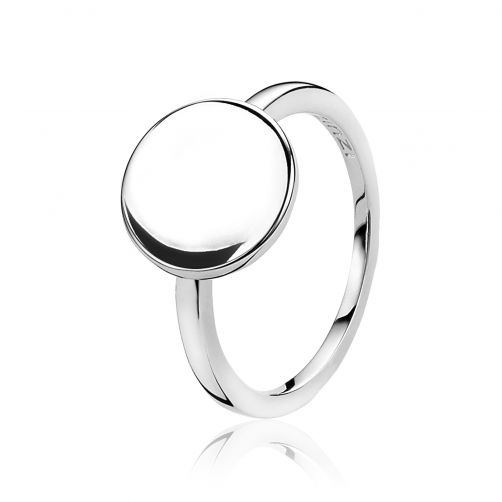 ZINZI zilveren ring rond ZIR1306