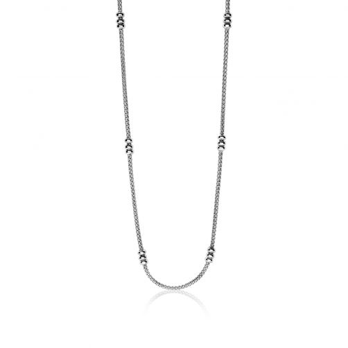 ZINZI zilveren fantasie collier 45cm ZIC1421