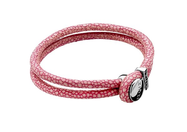 Carry Christendom beklimmen Zinzi roggenleren armband roze 20cm ZIA846R