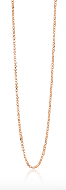 Marenca Rosé Gouden / Rose Gold Heren Ketting met Kruis (60cm Marenca Rosé Gouden / Rose Gold Heren Ketting met Kruis (60cm