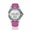 ZINZI Watch witte plaat en fuchsiaband UNO9