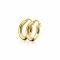 ZINZI Gold 14 karaat gouden oorringen ronde buis 15 x 3mm ZGO130


