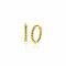 ZINZI Gold 14 krt gouden oorringen (10mm) met gedraaide buis en voorzien van een luxe scharniersluiting. De oorringen zijn 10mm lang en hebben een buisbreedte van 1,3mm. Vervaardigd van geheel 14 karaat goud (585).

