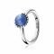 ZINZI zilveren ring blauw ZIR793B