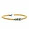 ZINZI zilveren armband geel verguld wit 60mm diameter ZIA839G