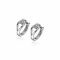 Mart Visser by ZINZI zilveren luxe oorringen 18x8mm geknoopte vorm bezet met witte zirconia's MVO19
