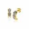 Zinzi Gold 14 karaat gouden oorsieraden diamant wit ZGO90