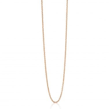 90cm ZINZI zilveren anker ketting rosé verguld ZILC-A90R