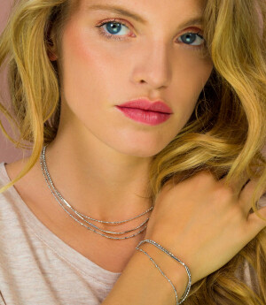 ZINZI zilveren multi-look ketting 38-42cm ZIC1462