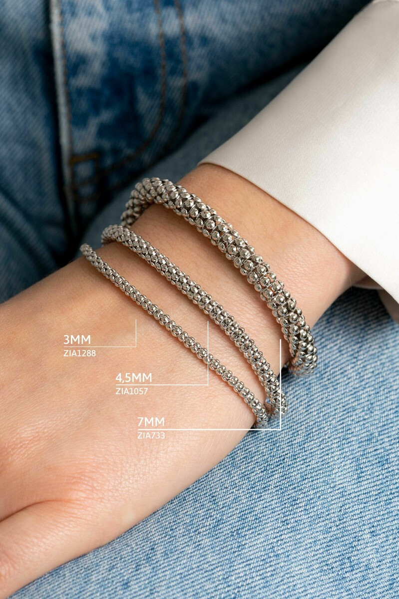 ZINZI zilveren schakelarmband 21cm ZIA1057-21