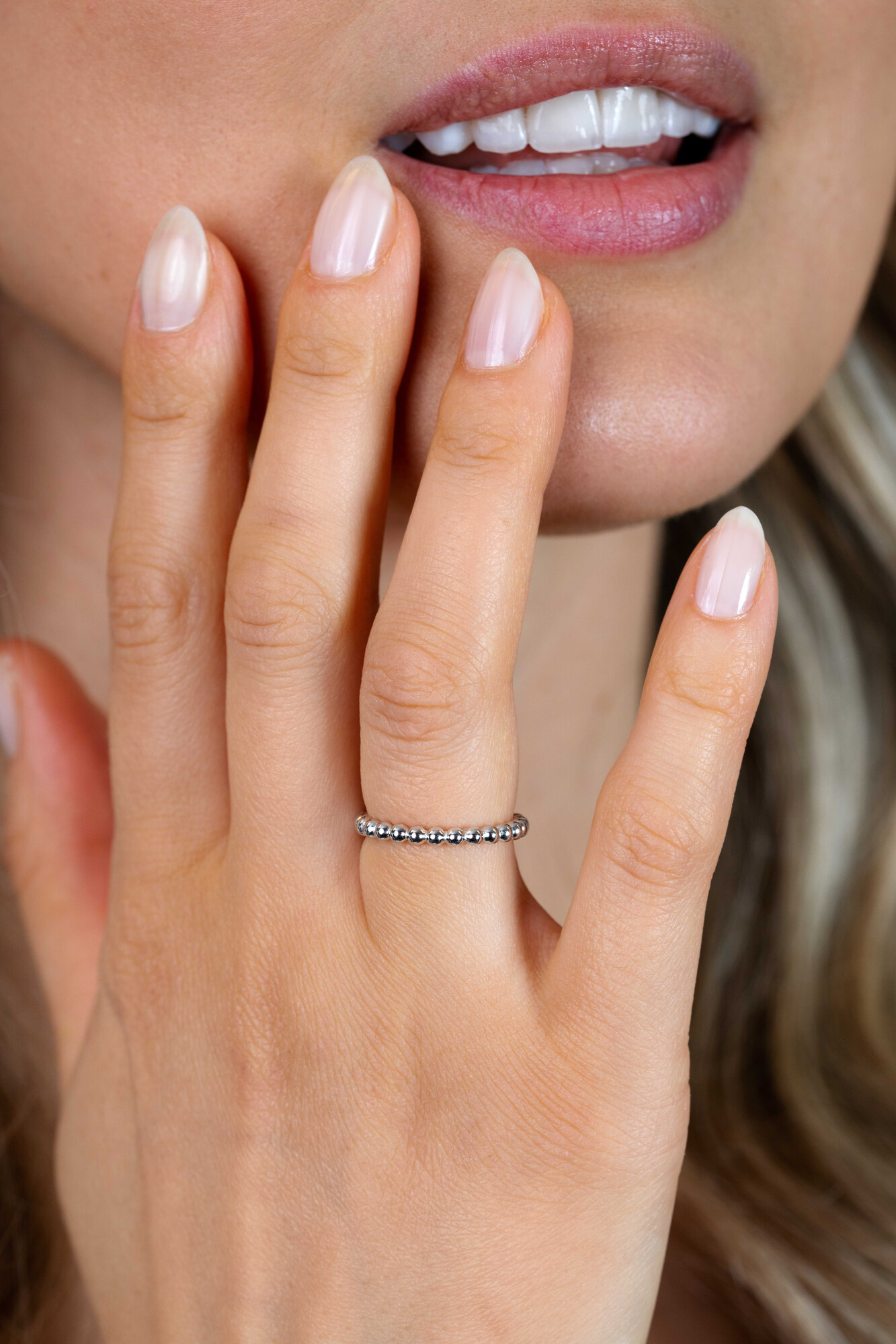 ZINZI zilveren ring glad bol ZIR923