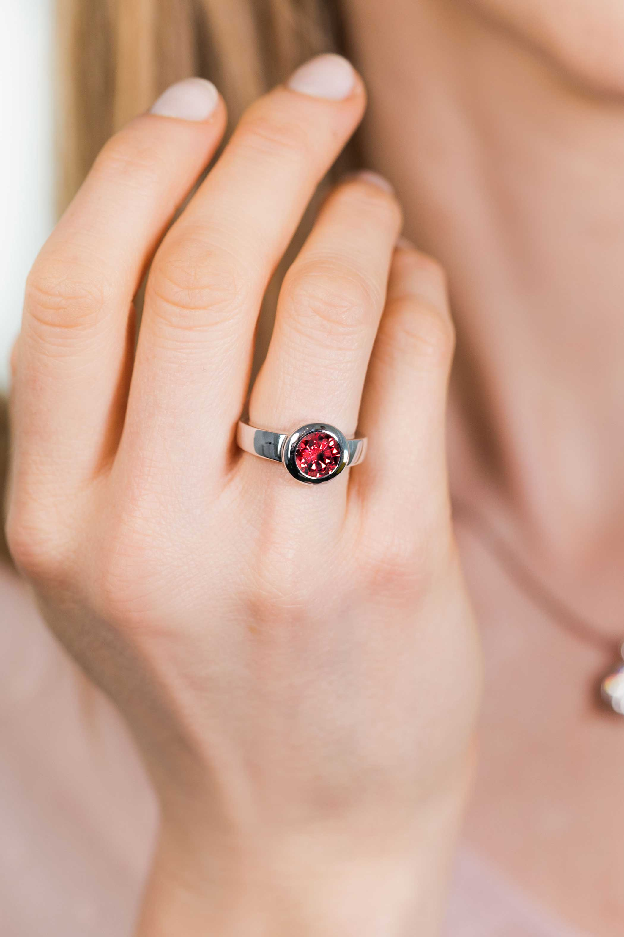 ZINZI zilveren wisselring rond ZIR1