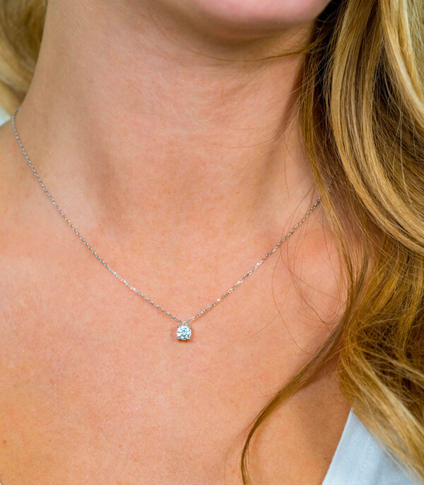 ZINZI zilveren ketting chatonzetting rond wit 40-45cm ZIC1750
