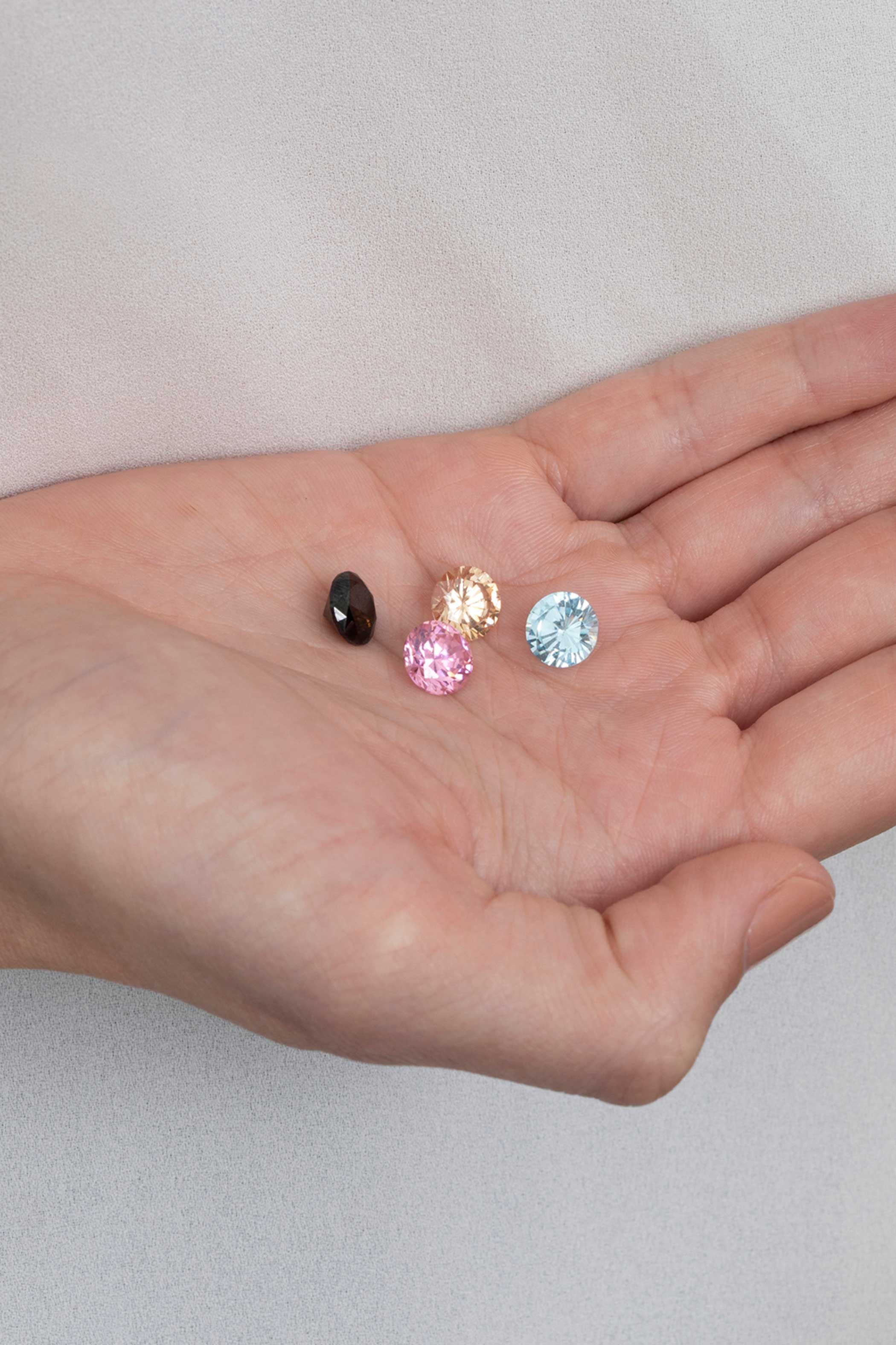 ZINZI zilveren wisselring rosé verguld rond ZIR3