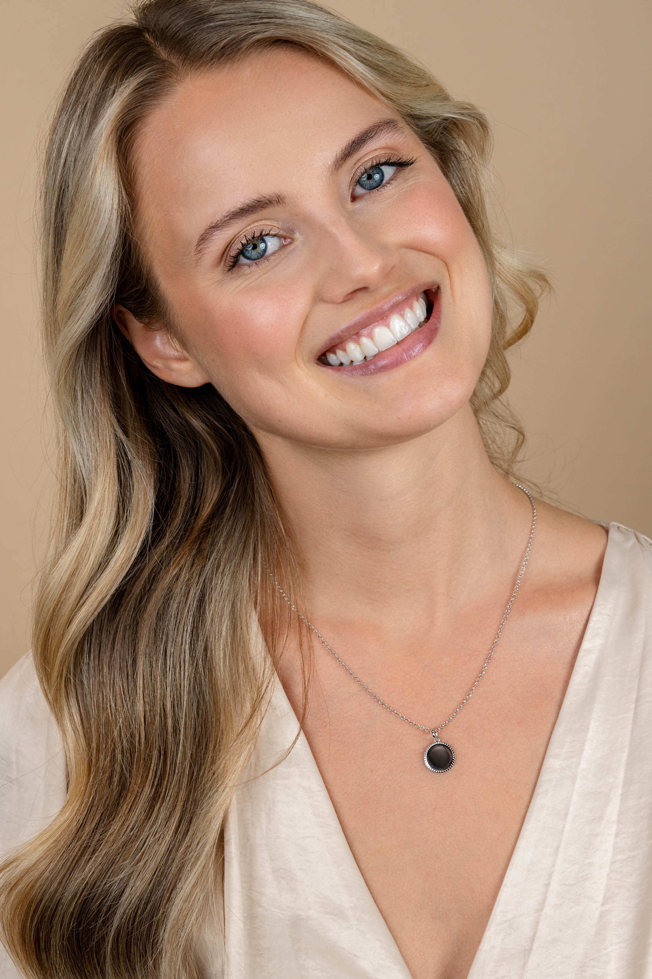 13.5 mm ZINZI zilveren coin hanger met parelrand voor gravure ZIH2651 (zonder collier)