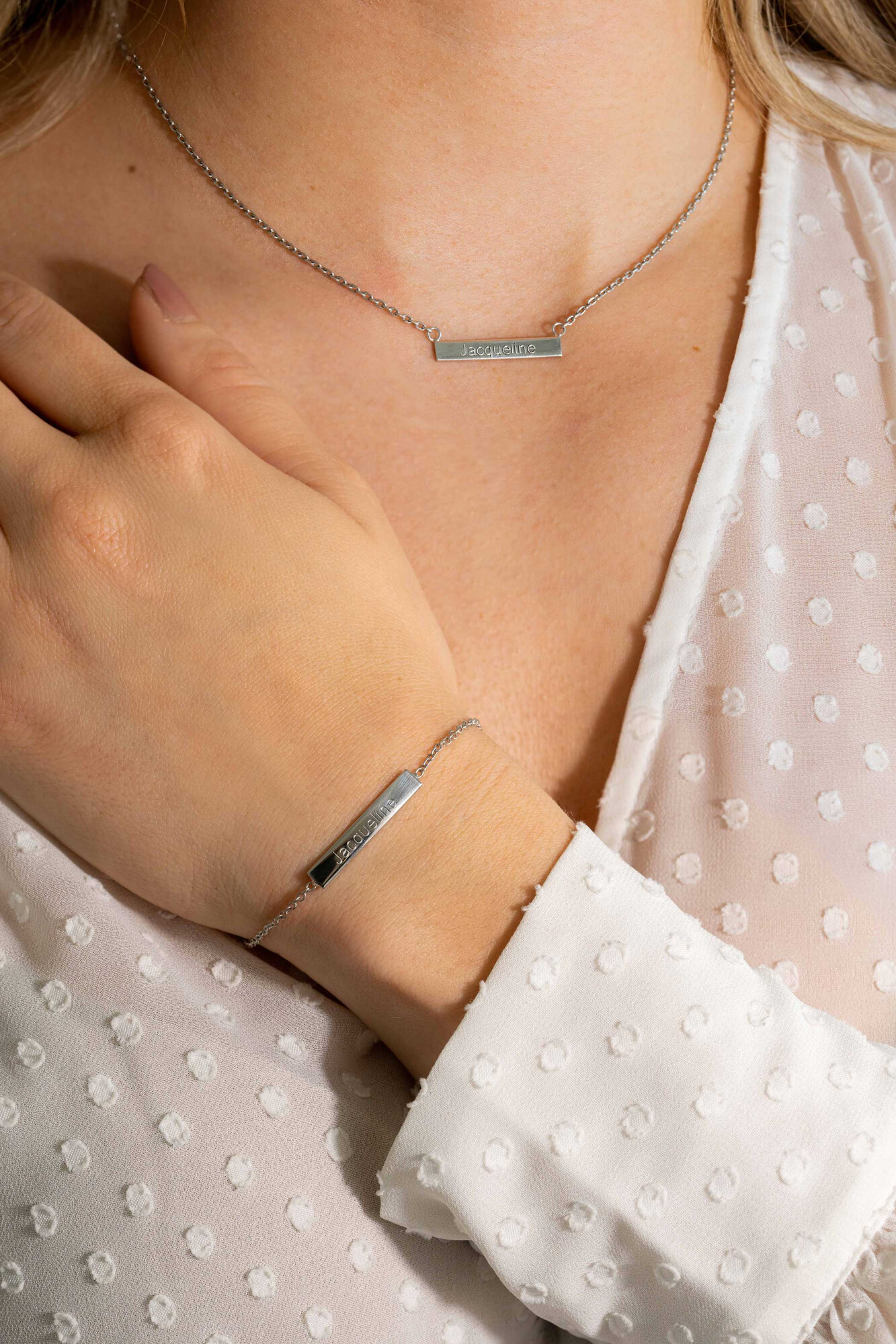 ZINZI zilveren armband met glanzend plaatje om te graveren 17-20cm ZIA2344