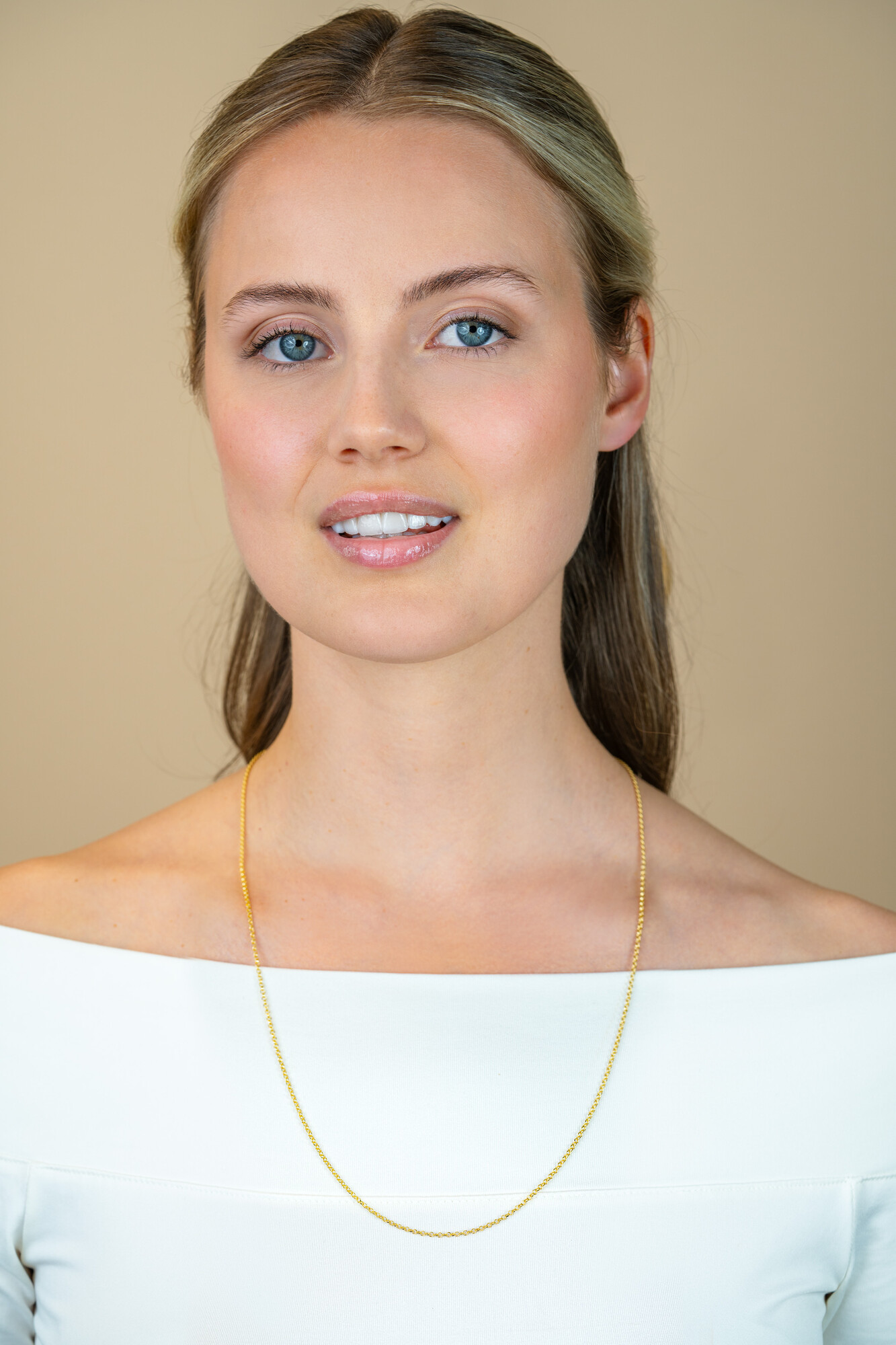 60cm ZINZI zilveren jasseron ketting geel verguld ZILC-J60G