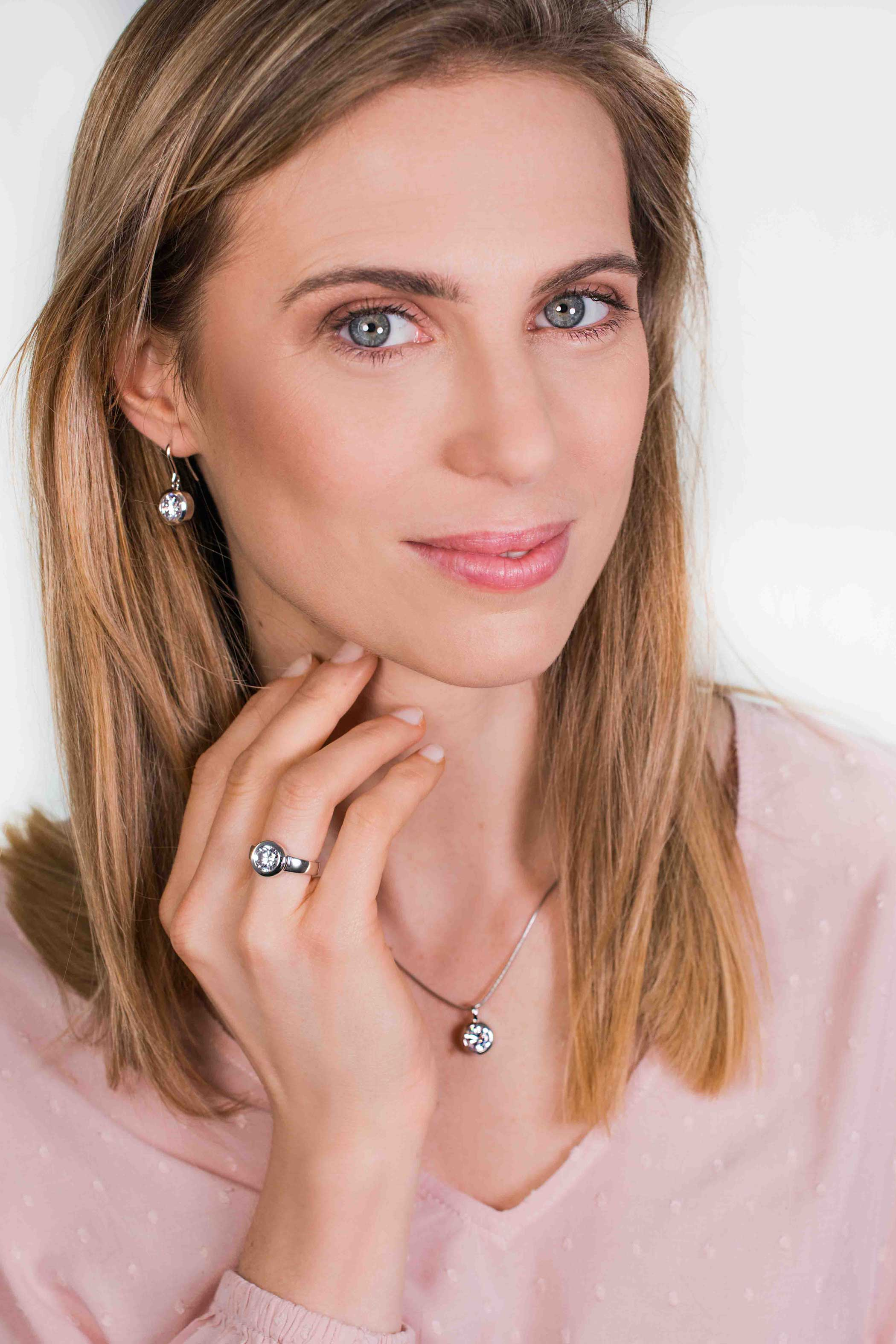 ZINZI zilveren wisselring rond ZIR1