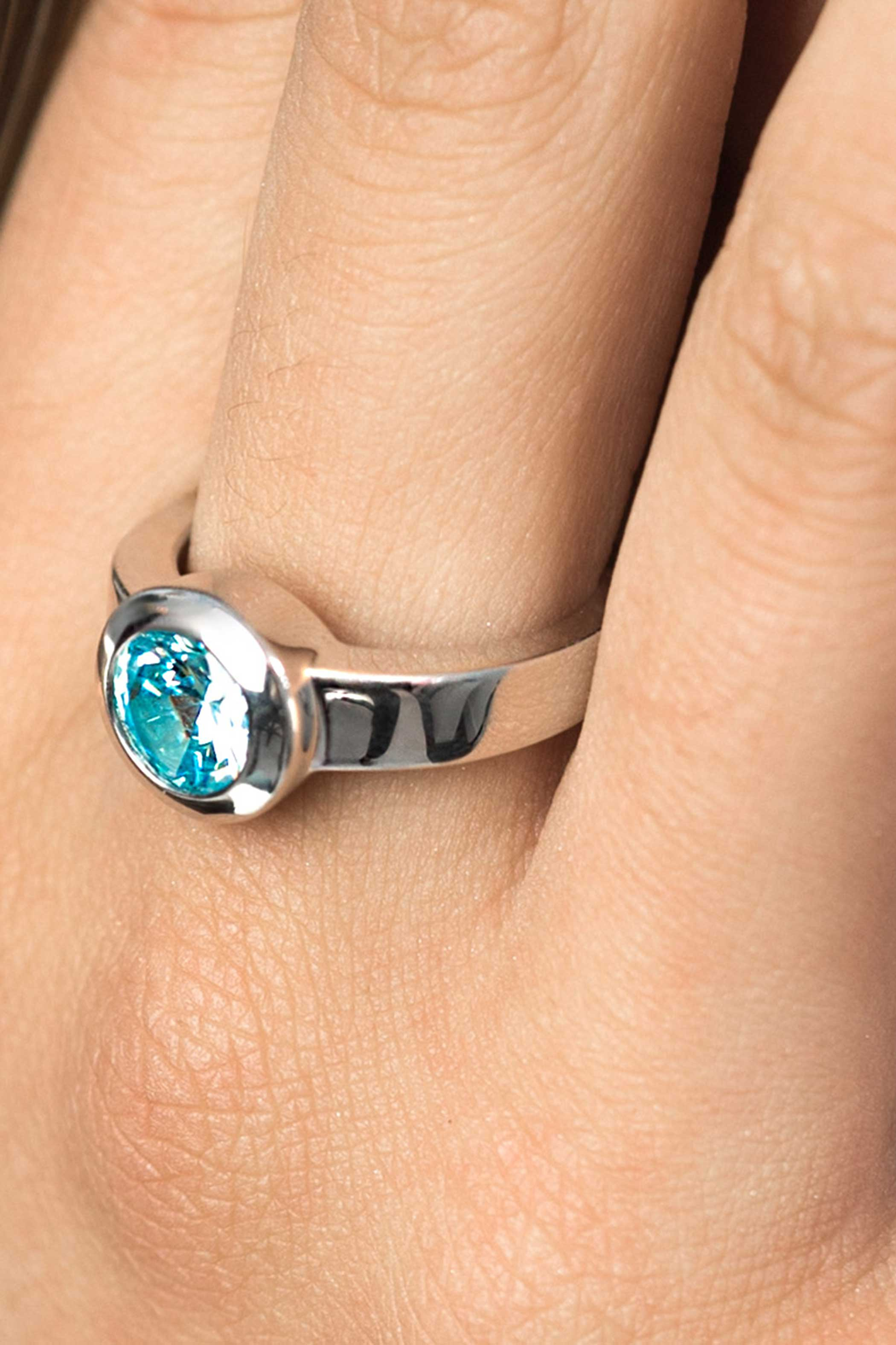 ZINZI zilveren wisselring rond ZIR1