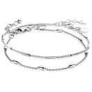 Xmas Giftset: Twee verfijnde zilveren armbanden in één stijlvolle set. Perfect om cadeau te geven. (ZIA2366 en ZIA1655) GIFTSET20
