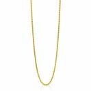 ZINZI Gold 14 krt gouden palmier collier 1,5mm breed, lengte 43cm ZGC307