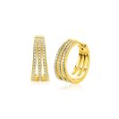 18mm ZINZI goldplated zilveren multi-look oorringen met luxe scharniersluiting 7mm breed ZIO2727YL