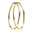 ZINZI zilveren oorringen geel verguld 45x2mm ZIO436G