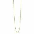 70cm ZINZI zilveren bolletjes ketting gold plated. 0,9mm breed ZILC-B70G