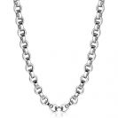 ZINZI zilveren schakelcollier rond 45cm ZIC1702