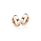 ZINZI zilveren oorringen rosé verguld 15 x 3mm ZIO191R 