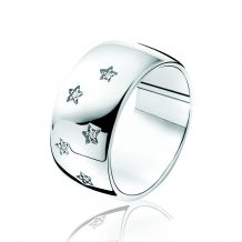 ZINZI DIAMONDS zilveren ring diamant wit ZDR47