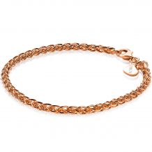 ZINZI zilveren palmier armband rosé verguld 3,5mm ZIA1260R