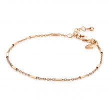 ZINZI zilveren fantasie armband rosé verguld 17-20cm ZIA1648R