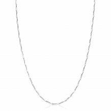 ZINZI zilveren schakel ketting met glinsterende pijlvormige schakels 1,5mm breed 42-45cm ZIC2414