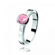 ZINZI zilveren mama ring roze ZIR849R