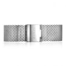 Zinzi 18 mm stalen mesh horlogeband zilvergekleurd RETBAND1