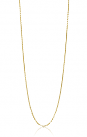 42cm ZINZI Gold 14 krt anker ketting 0,9mm breed, ideaal om je hanger aan te bevestigen ZGLA42-09