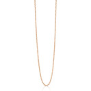 45cm ZINZI zilveren anker ketting rosé verguld ZILC-A45R