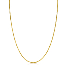 42cm ZINZI gold plated zilveren koord ketting ZILC-K42G