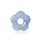 26mm hanger bloem lichtblauw kunststof ZIH2720BA